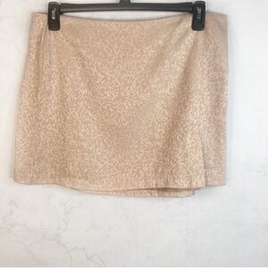 House of Harlow 1960 Beige Mini Skirt